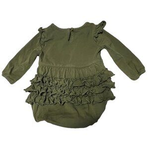 RuffleButts One Piece Long Sleeve Infant Girls Size 6-12 months Excellent very g